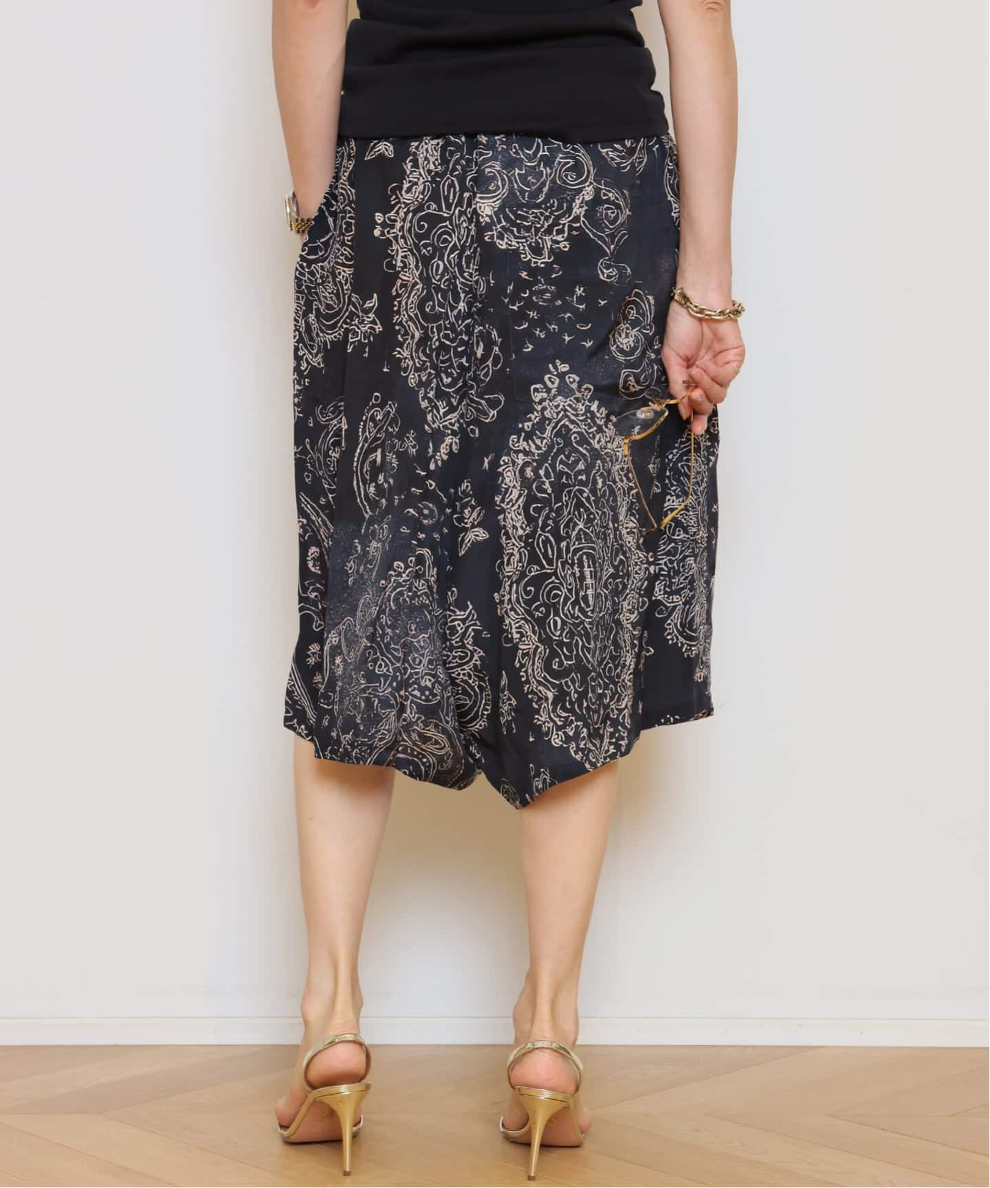 R13/アールサーティーン】 PLEATED JUMBO ショートパンツ（ショート