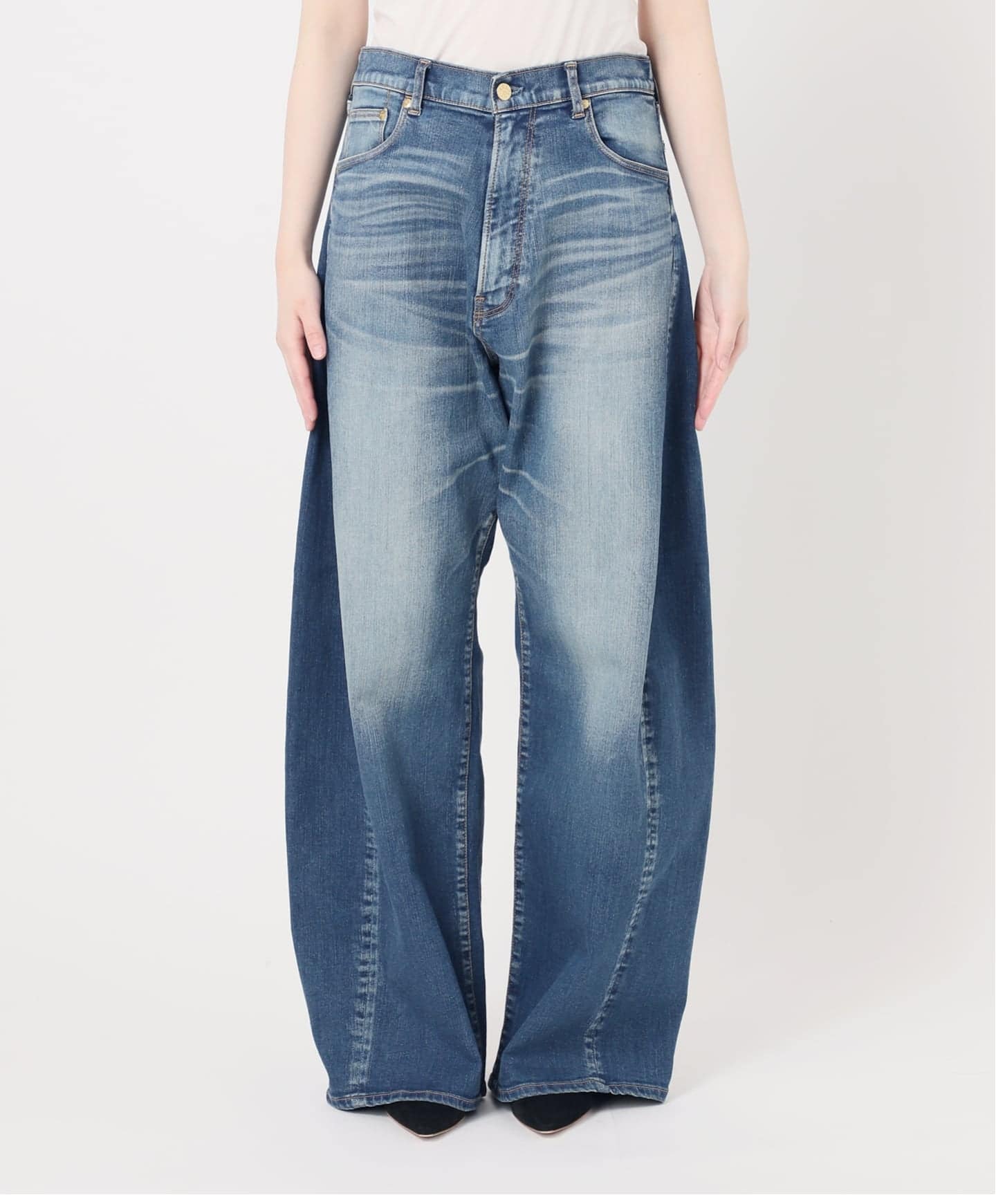 SURT/サート】BARREL LEG デニム（デニムパンツ・ジーンズ）｜MUSE de