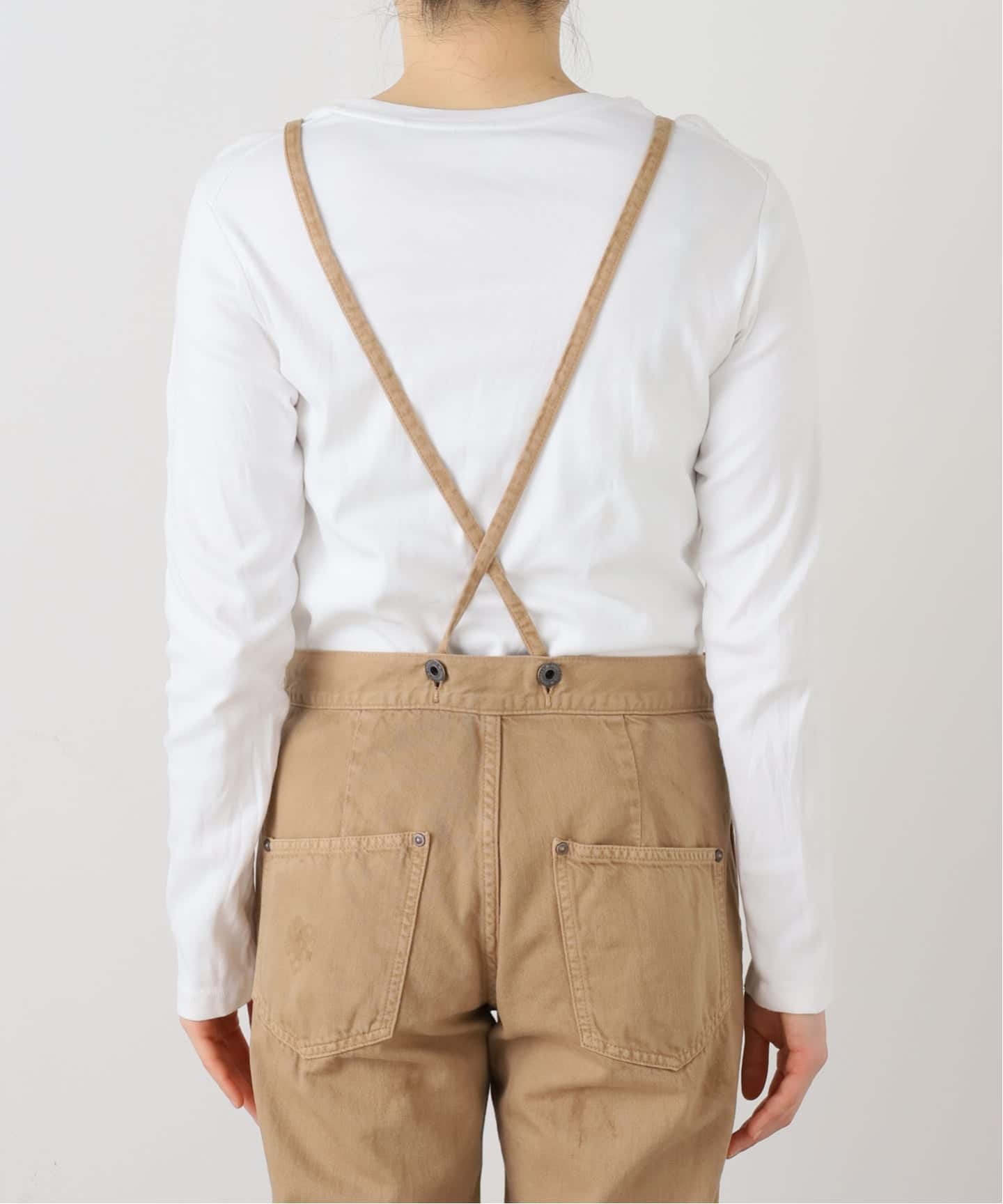 JOHNBULL フレンチサロペット(キャメル)（サロペット／オーバーオール