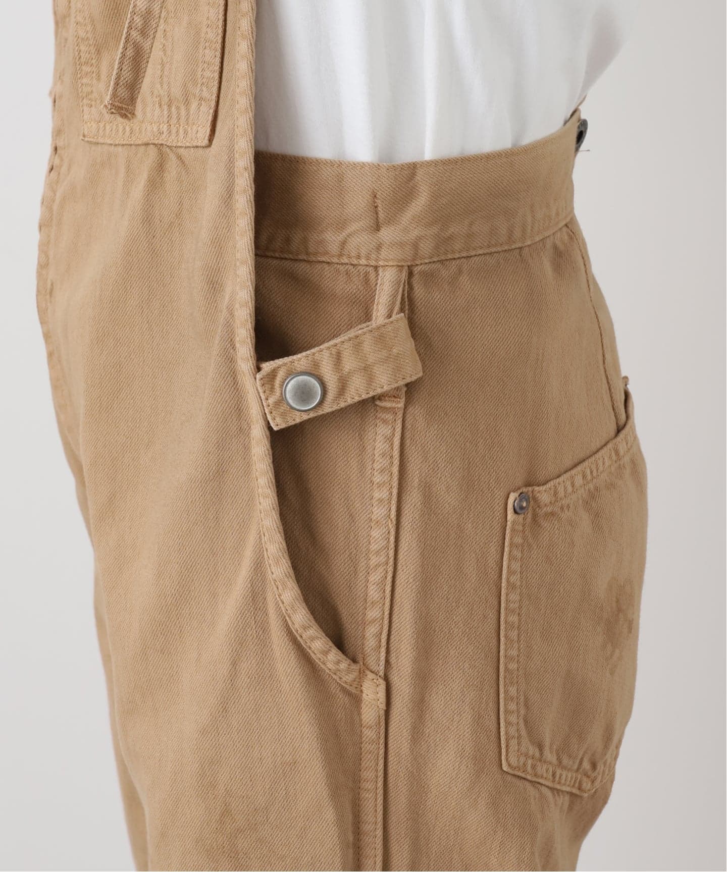 JOHNBULL フレンチサロペット(キャメル)（サロペット／オーバーオール