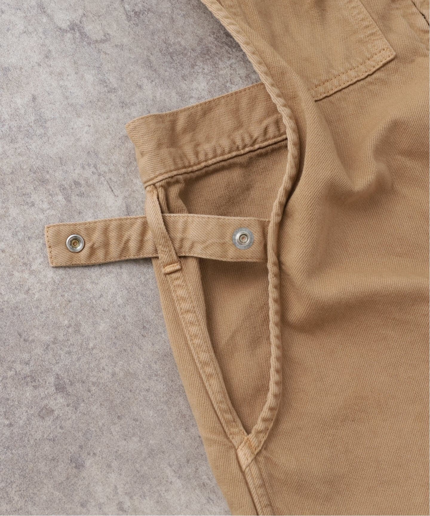 JOHNBULL フレンチサロペット(キャメル)（サロペット／オーバーオール