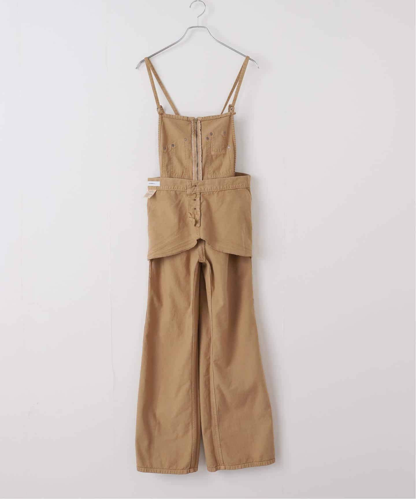 JOHNBULL フレンチサロペット(キャメル)（サロペット／オーバーオール
