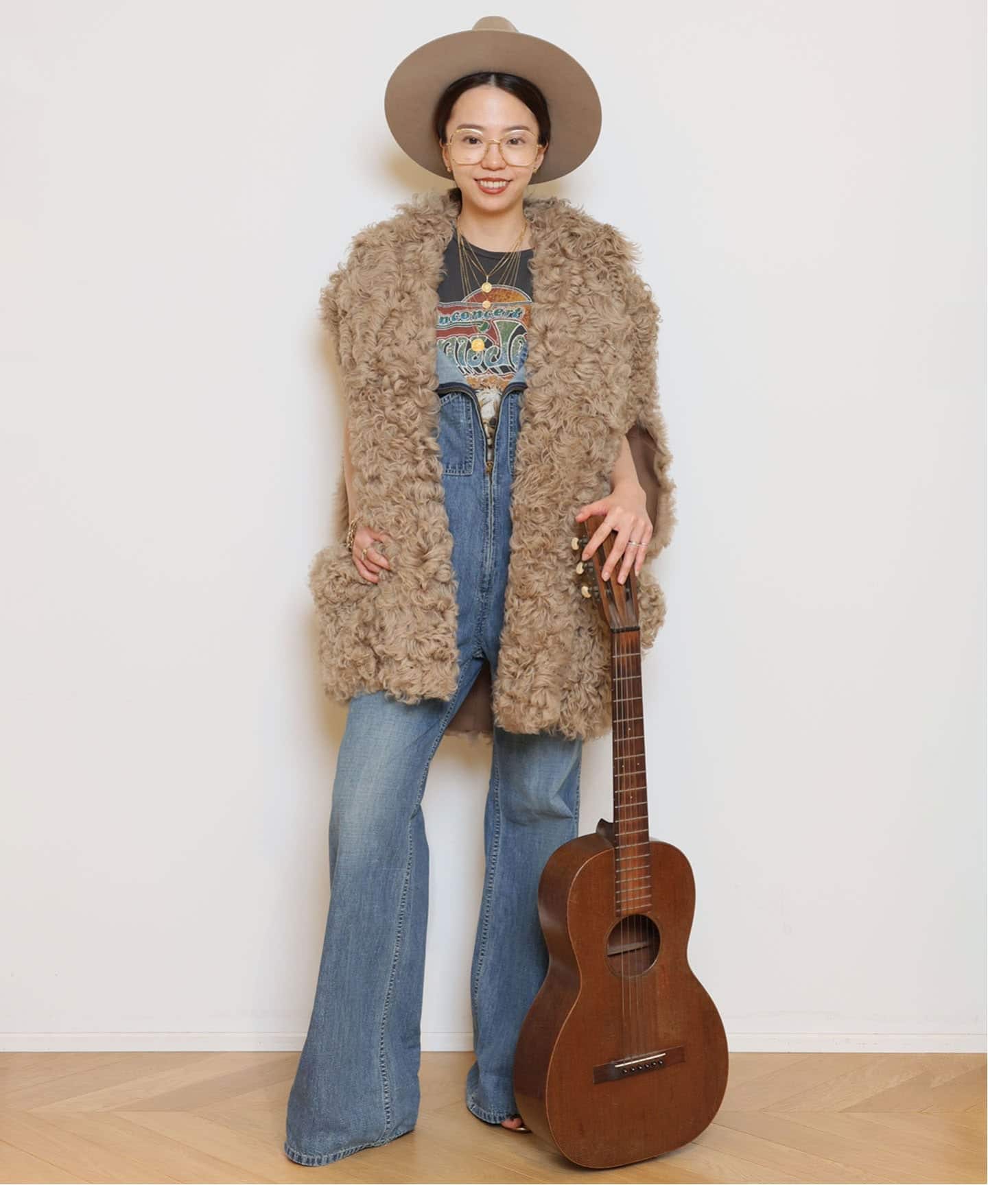 JOHNBULL デニムフレンチサロペット（サロペット／オーバーオール