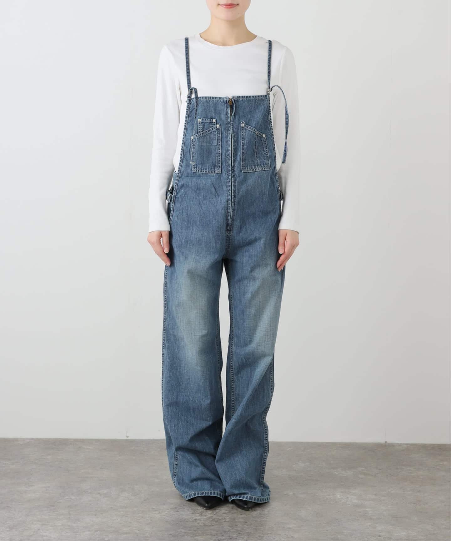 JOHNBULL デニムフレンチサロペット（サロペット／オーバーオール