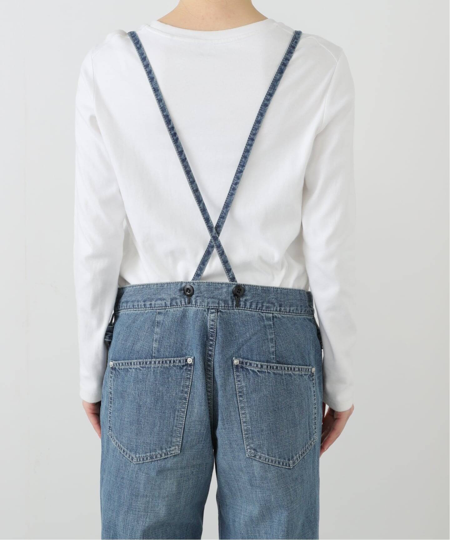 JOHNBULL デニムフレンチサロペット(サロペット/オーバーオール JOHNBULL デニムフレンチサロペット(サロペット/オーバーオール