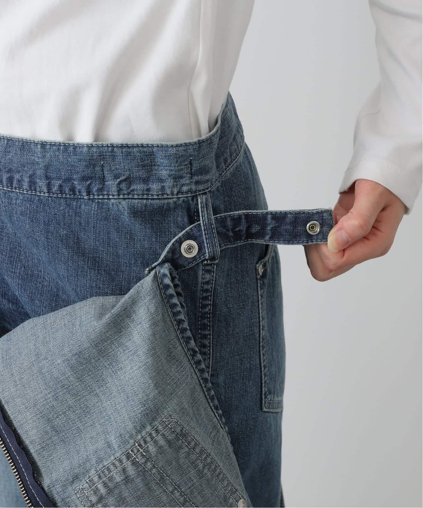 JOHNBULL デニムフレンチサロペット（サロペット／オーバーオール