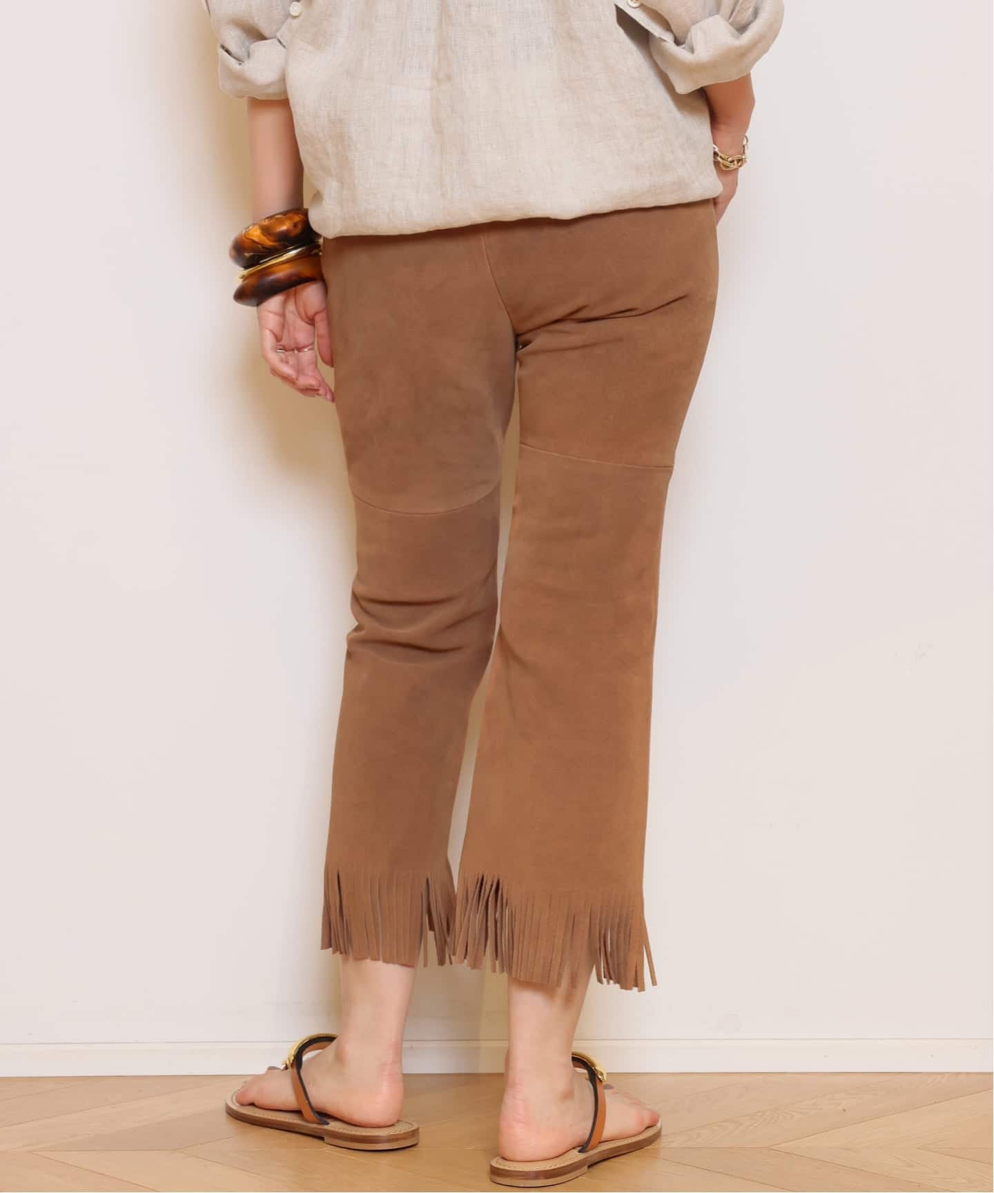 MADISONBLUE/マディソンブルー】SUEDE FRINGE パンツ（その他パンツ
