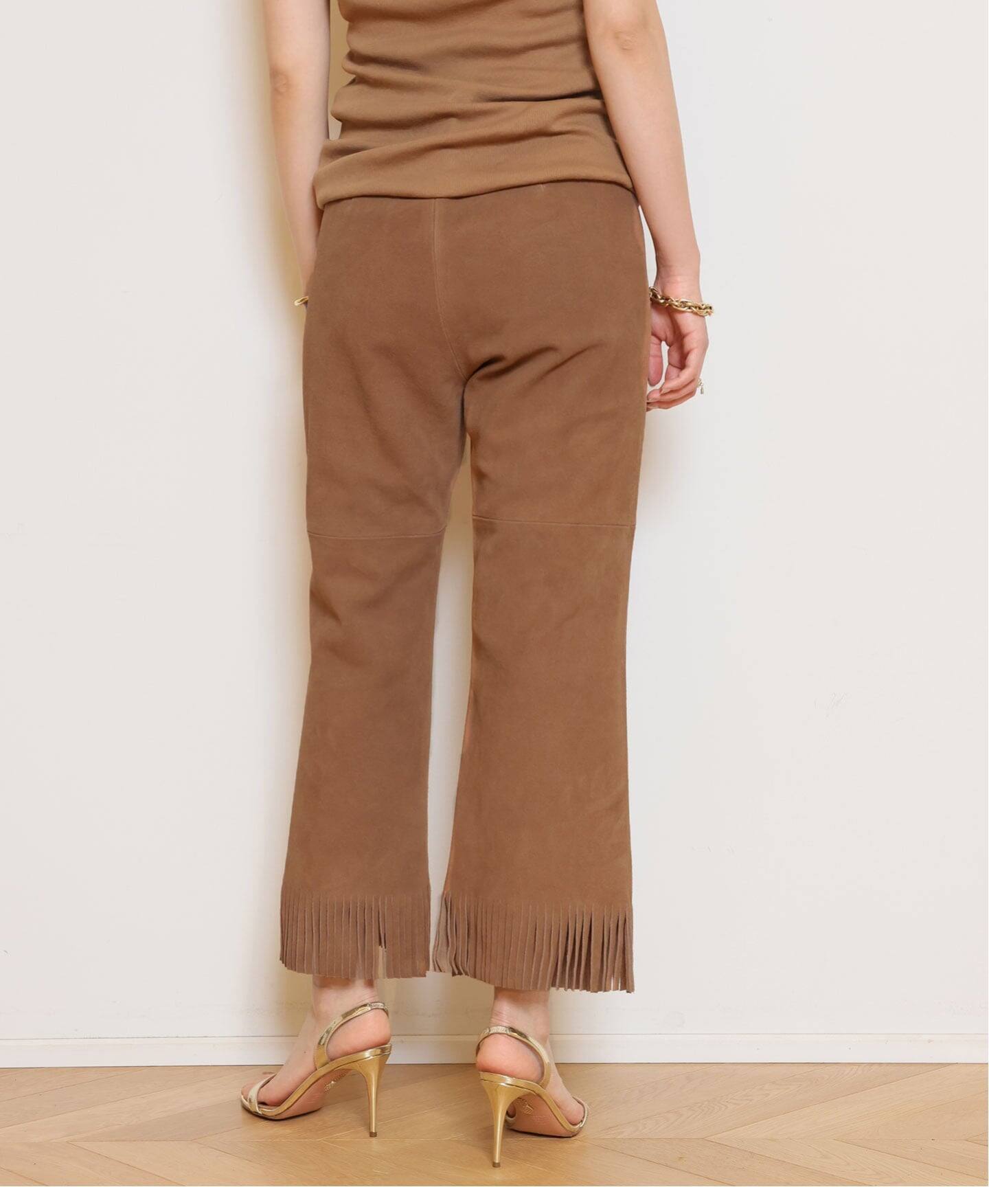 MADISONBLUE/マディソンブルー】SUEDE FRINGE パンツ（その他パンツ