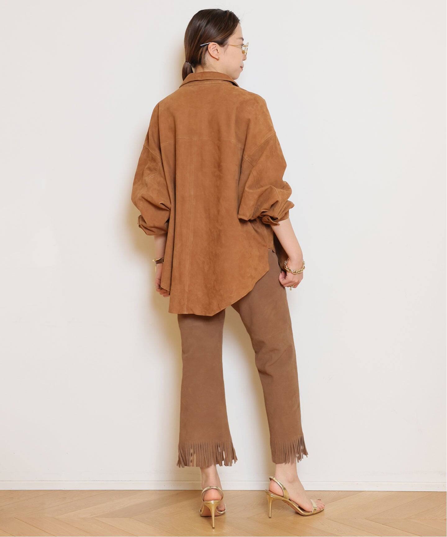 MADISONBLUE/マディソンブルー】SUEDE FRINGE パンツ（その他パンツ