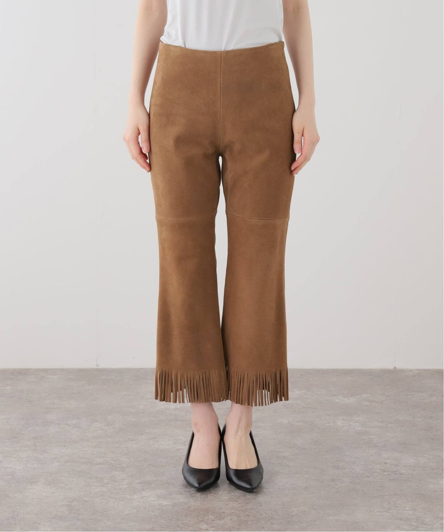 MADISONBLUE/マディソンブルー】SUEDE FRINGE パンツ（その他パンツ