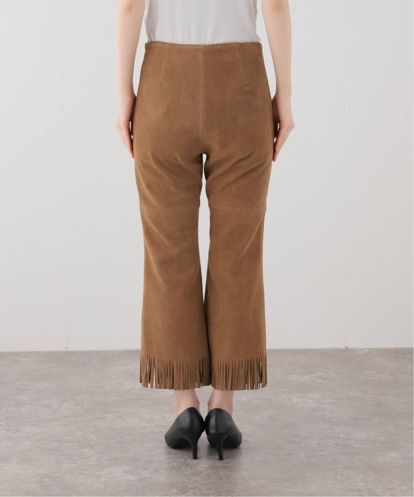 MADISONBLUE/マディソンブルー】SUEDE FRINGE パンツ（その他パンツ