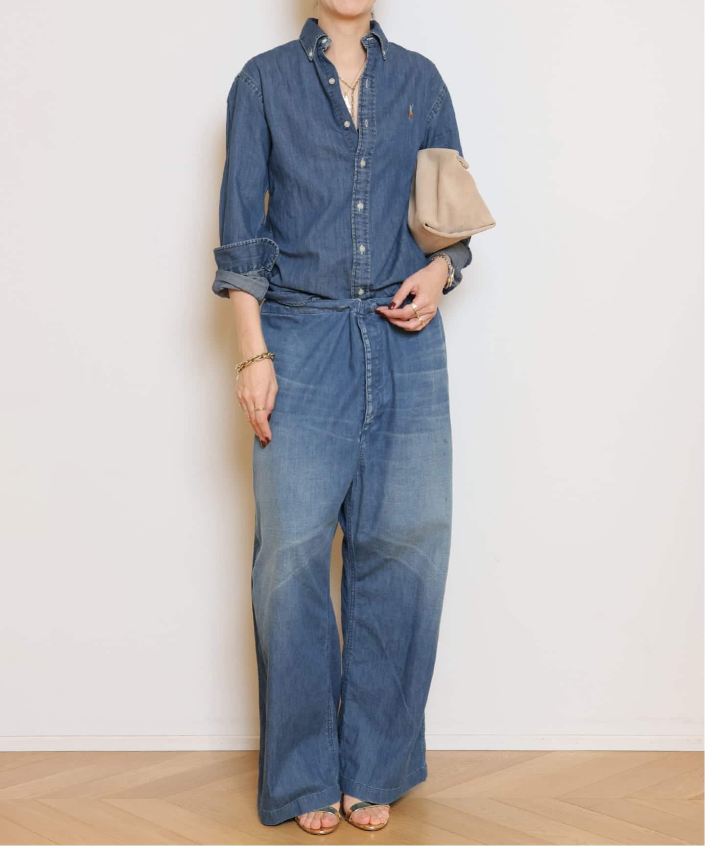 HERILL/ヘリル】Shirts denim ワークパンツ（デニムパンツ・ジーンズ