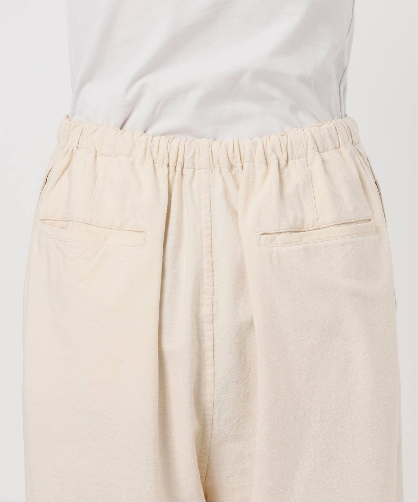 HERILL/ヘリル】Silk cotton nep Workパンツ（スラックス）｜MUSE de