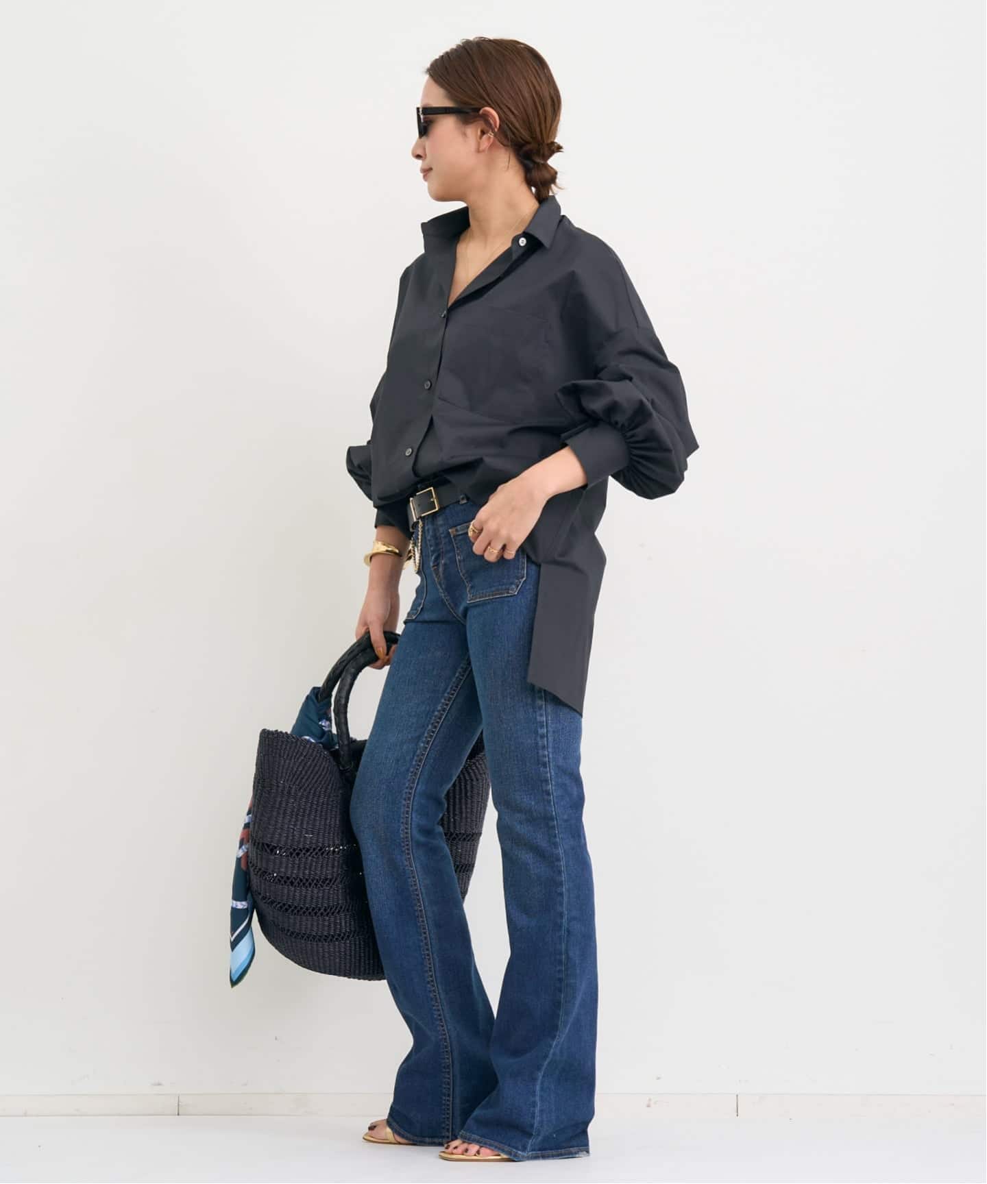 SEMI FLARE DENIM（デニムパンツ・ジーンズ）｜L'Appartement