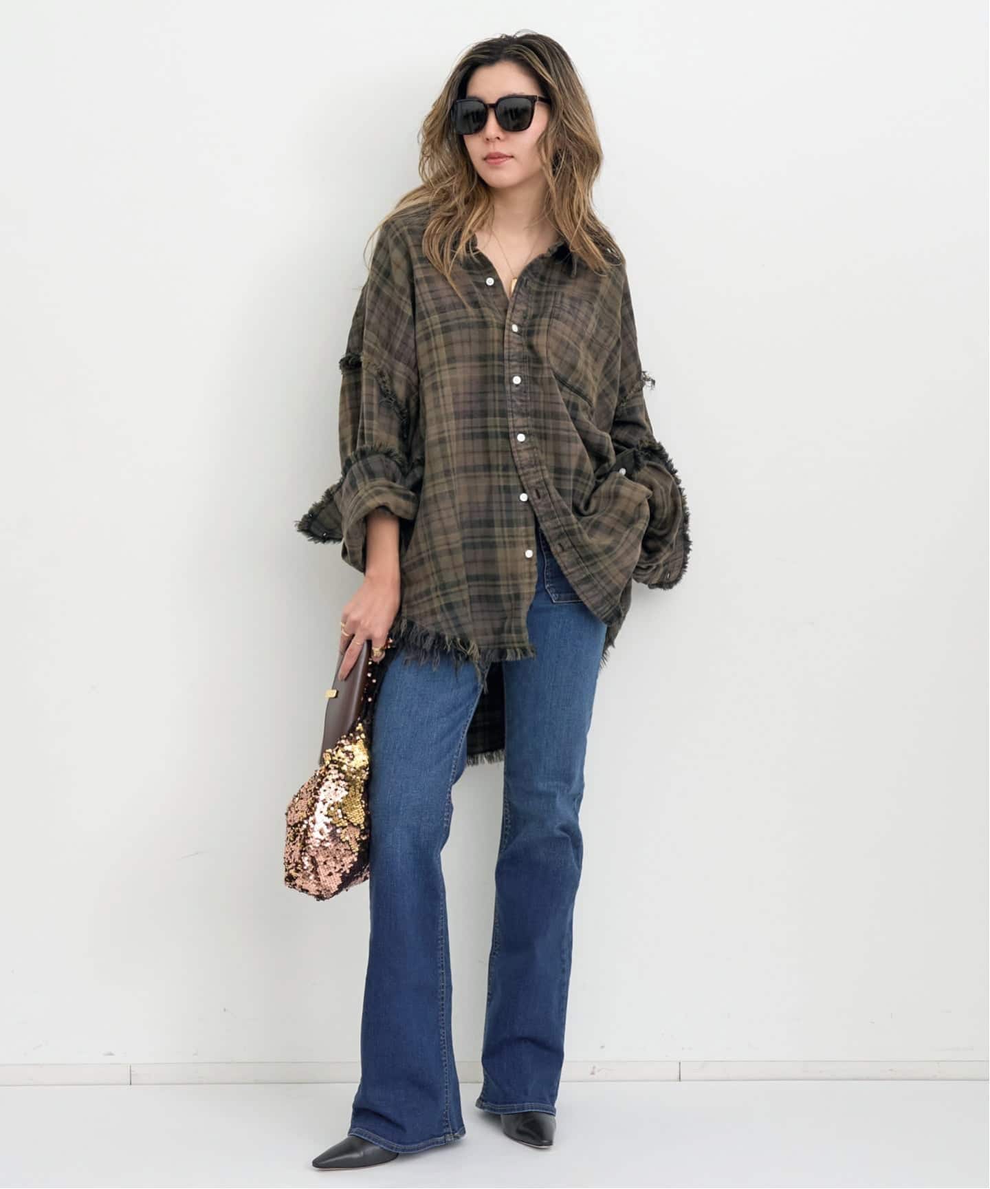 SEMI FLARE DENIM（デニムパンツ・ジーンズ）｜L'Appartement