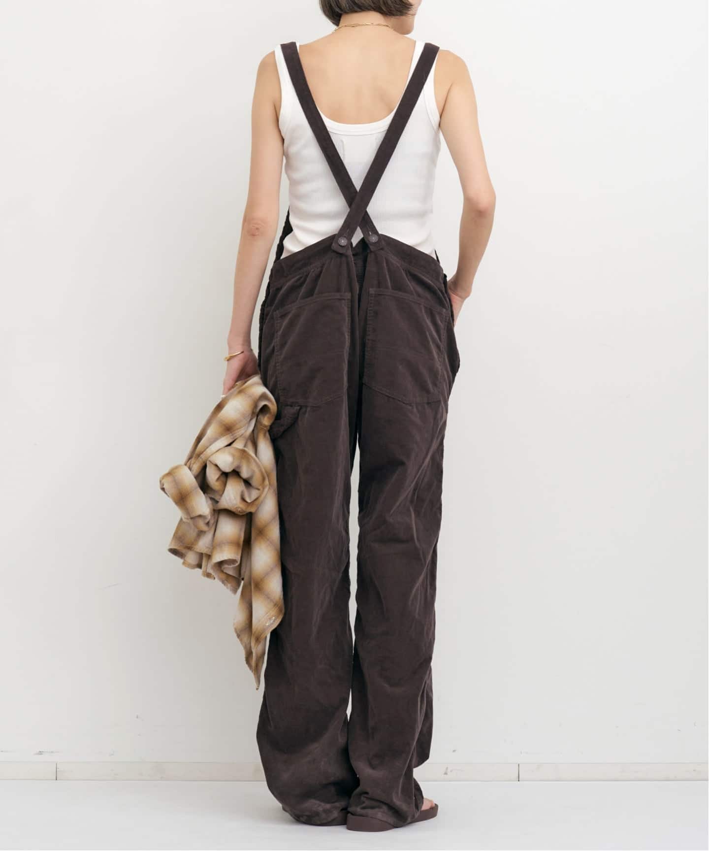 STAMMBAUM/シュタンバウム】 Corduroy Overall（サロペット