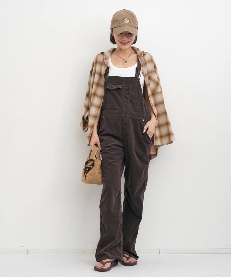 STAMMBAUM/シュタンバウム】 Corduroy Overall（サロペット 