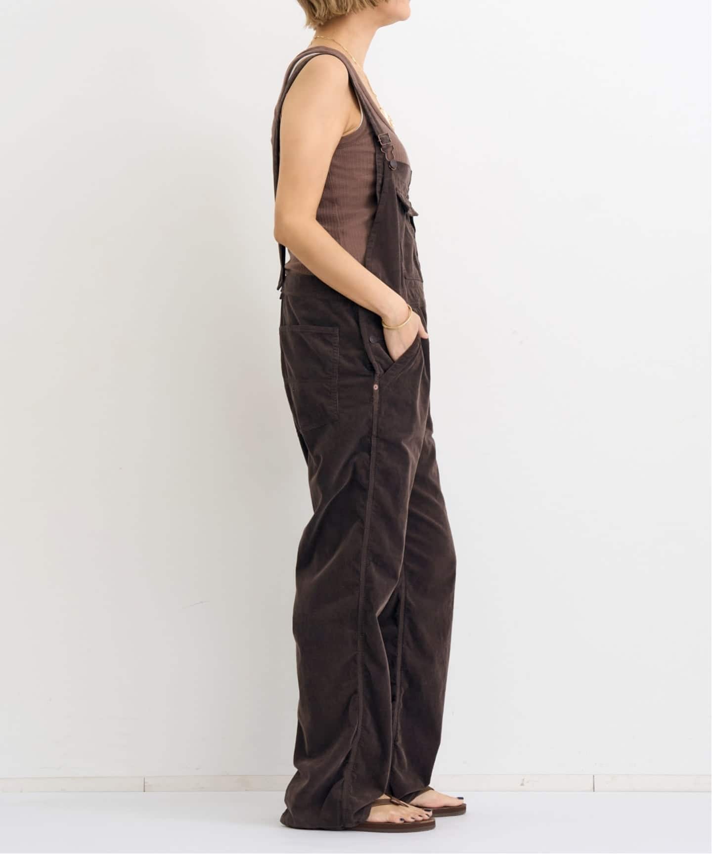 STAMMBAUM/シュタンバウム】 Corduroy Overall（サロペット