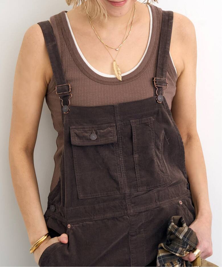 STAMMBAUM/シュタンバウム】 Corduroy Overall（サロペット 