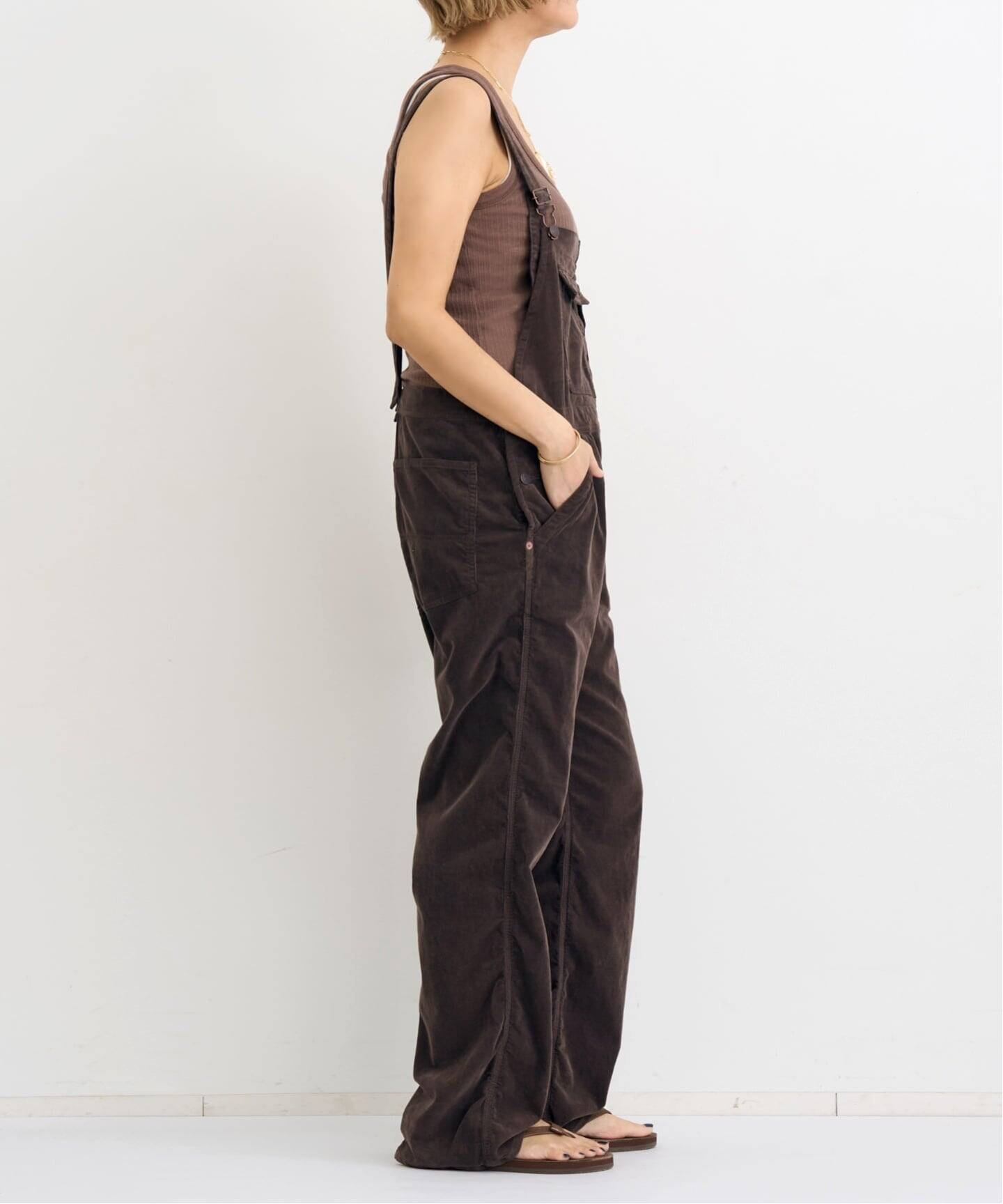 STAMMBAUM/シュタンバウム】 Corduroy Overall（サロペット