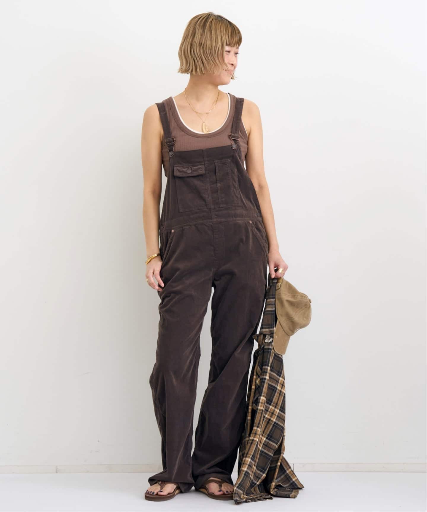 新品　L’Appartement×stammbaum サロペット　アパルトモン STAMMBAUM/シュタンバウム】 Corduroy Overall（サロペット