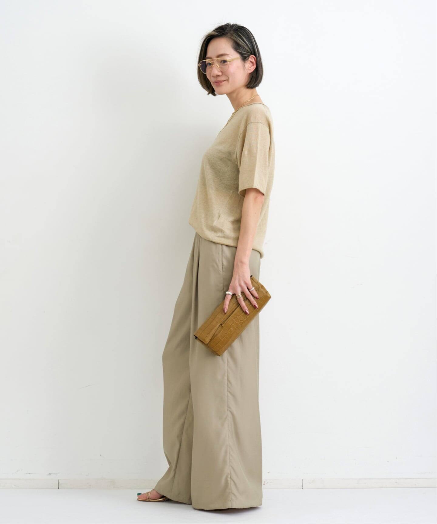 Fibril Satin Pants(その他パンツ)|L'Appartement(アパルトモン Fibril Satin Pants(その他パンツ)|L'Appartement(アパルトモン
