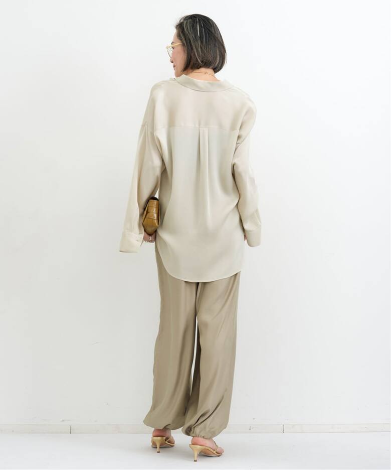 Fibril Satin Pants（その他パンツ）｜L