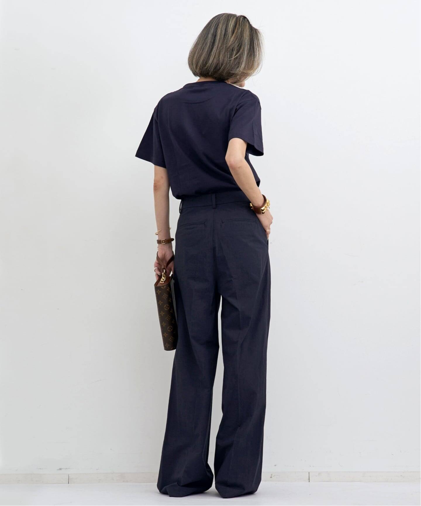 COTTON 2TUCK WIDE PANTS（その他パンツ）｜L'Appartement