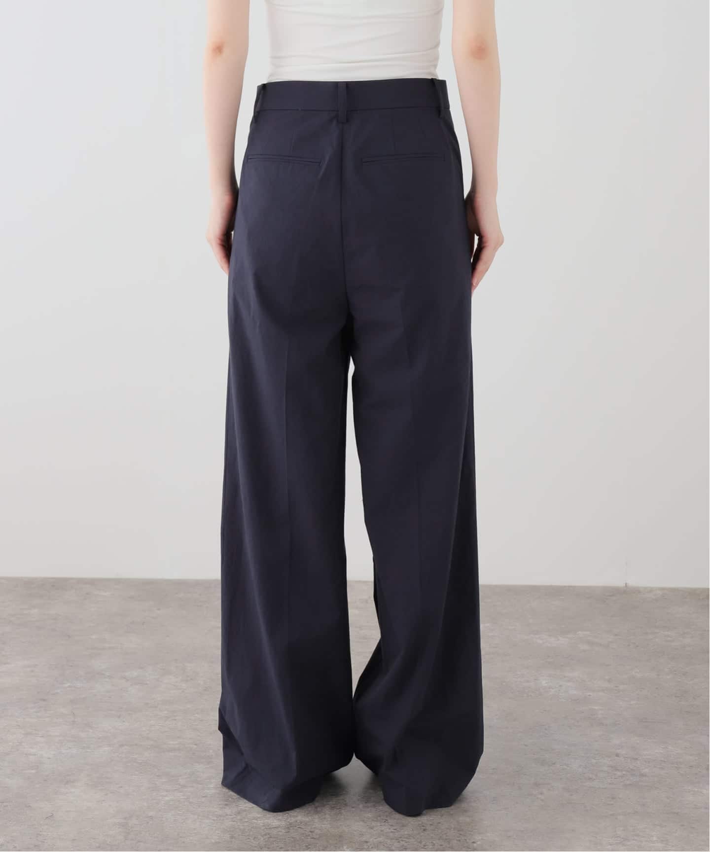 COTTON 2TUCK WIDE PANTS（その他パンツ）｜L'Appartement