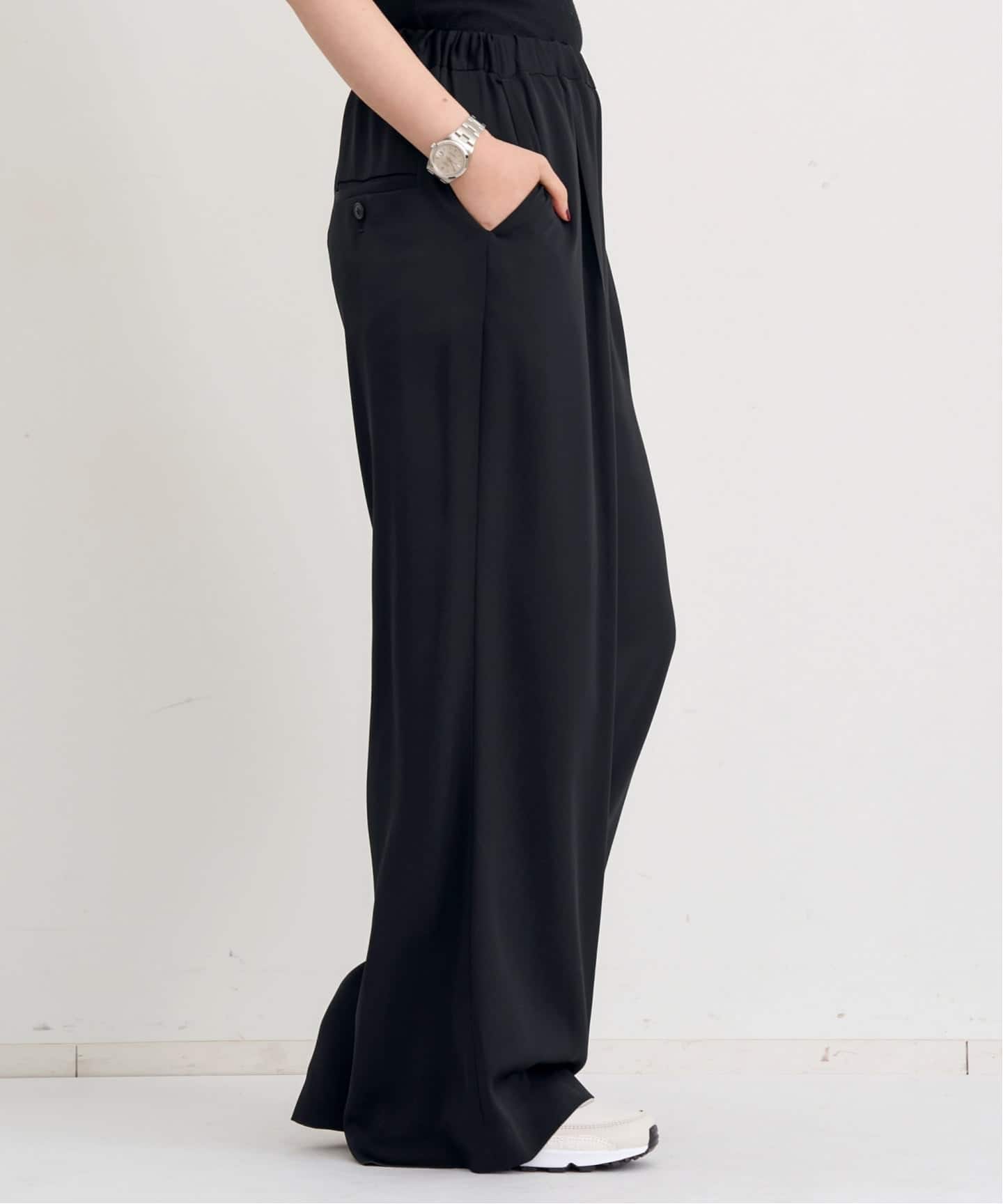 SILK MIX GEORGETTE PANTS（その他パンツ）｜L'Appartement