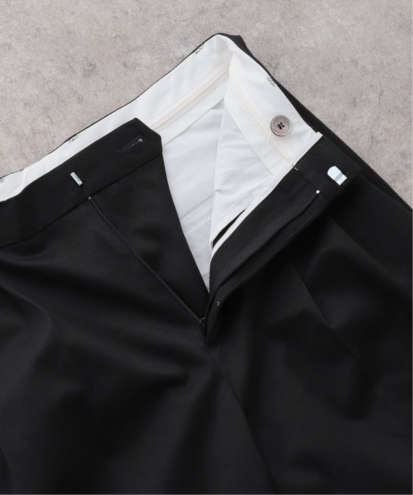 INDRESS/インドレス】 COTTON TWIL WIDE PANTS（スラックス）｜L