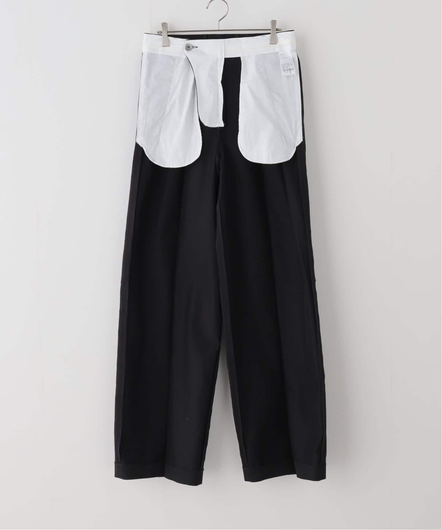 INDRESS/インドレス】 COTTON TWIL WIDE PANTS（スラックス）｜L