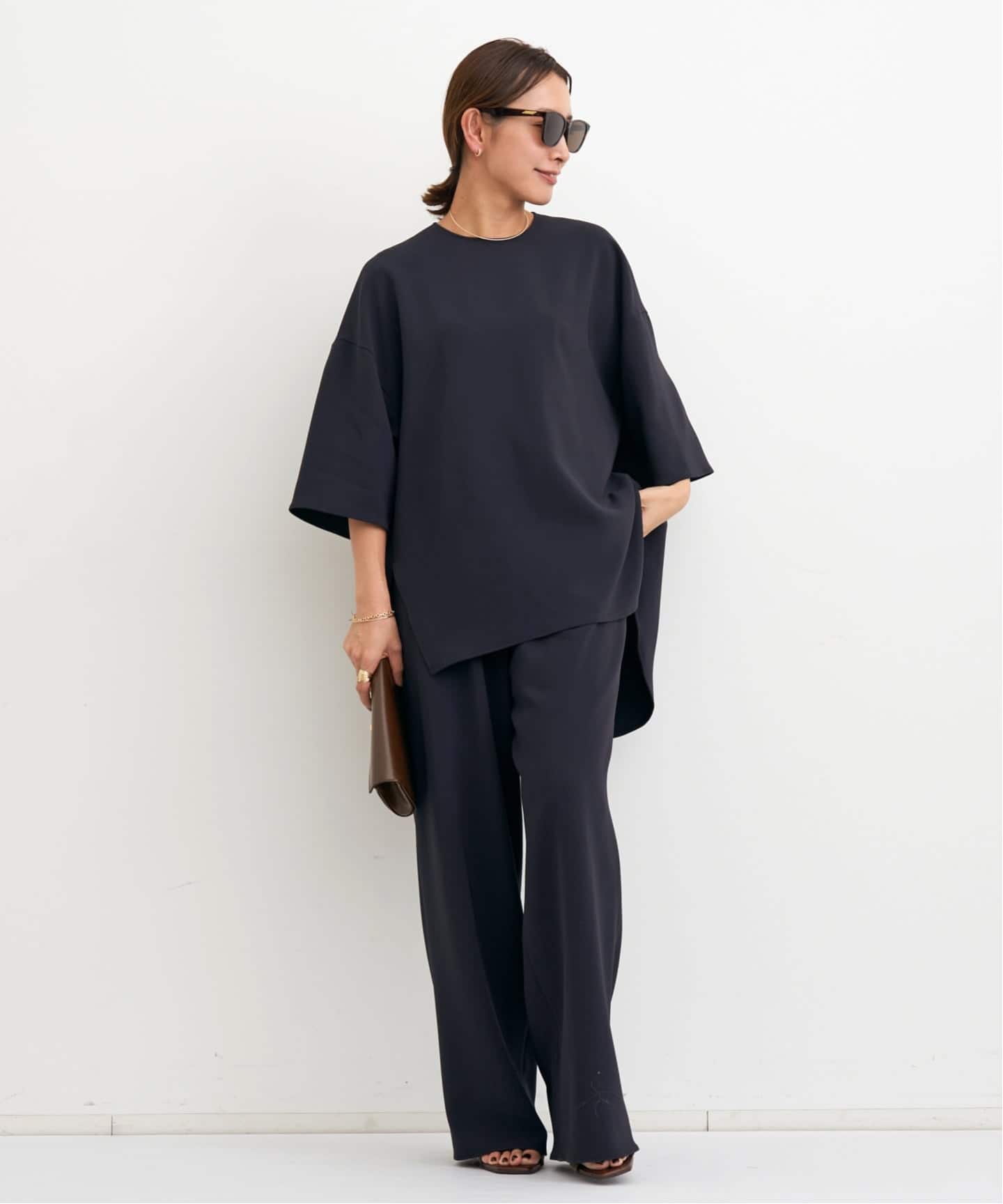 DOMELLE/ドメル】 Semi Wide Pants（その他パンツ）｜L'Appartement