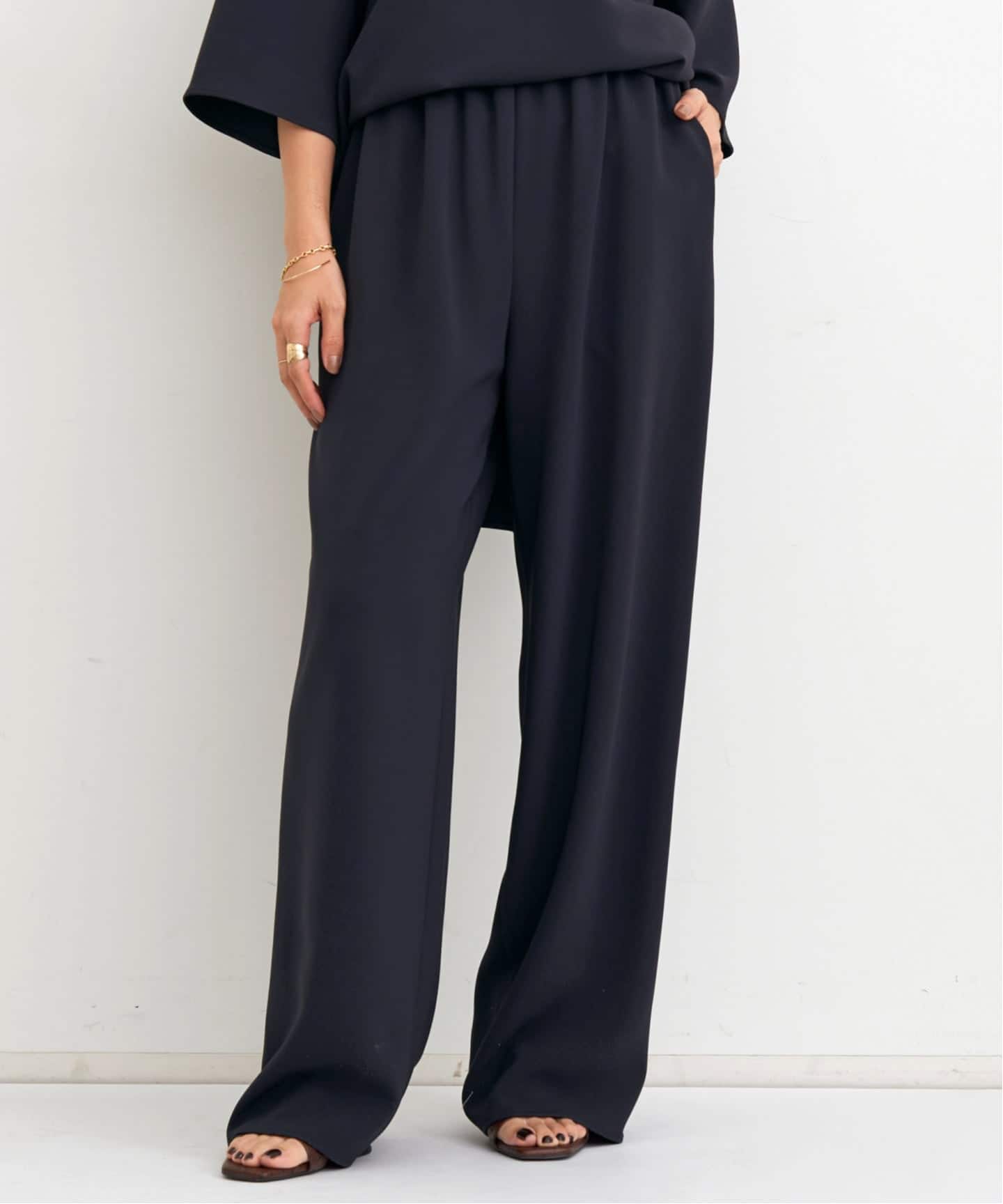 DOMELLE/ドメル】 Semi Wide Pants（その他パンツ）｜L'Appartement