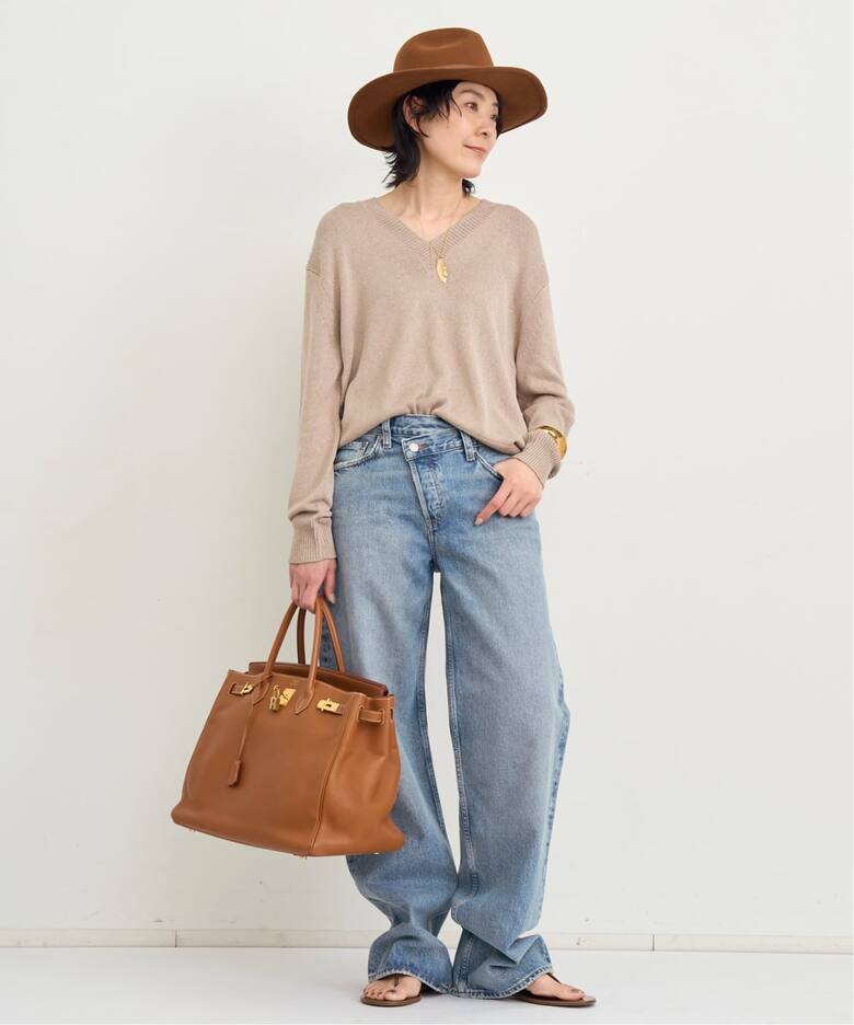 AGOLDE/エーゴールドイー】 ARC CRISS CROSS JEAN（デニムパンツ 