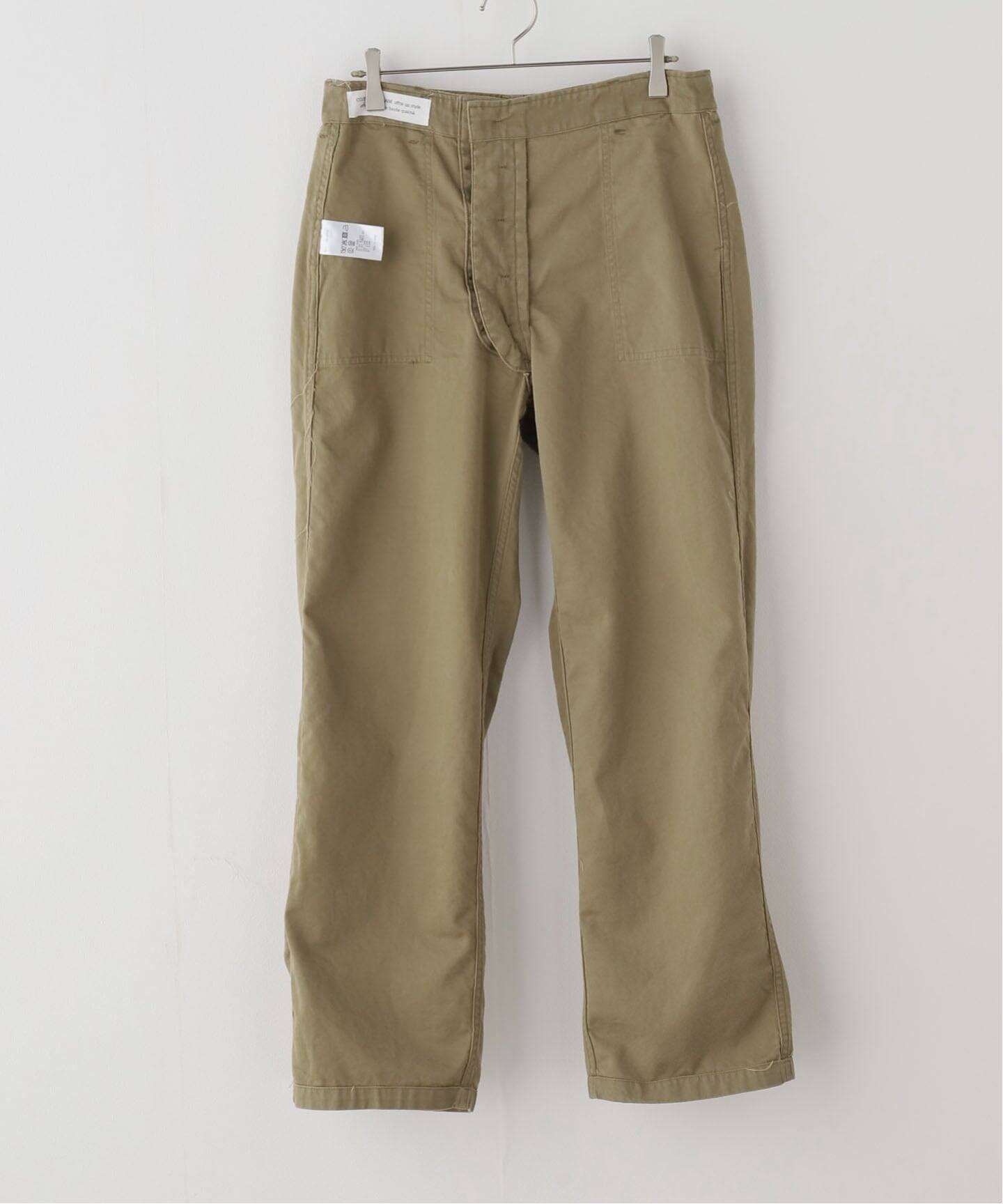 COUTURE D'ADAM/クチュールドアダム】 OLD FATIGUES PANTS（その他