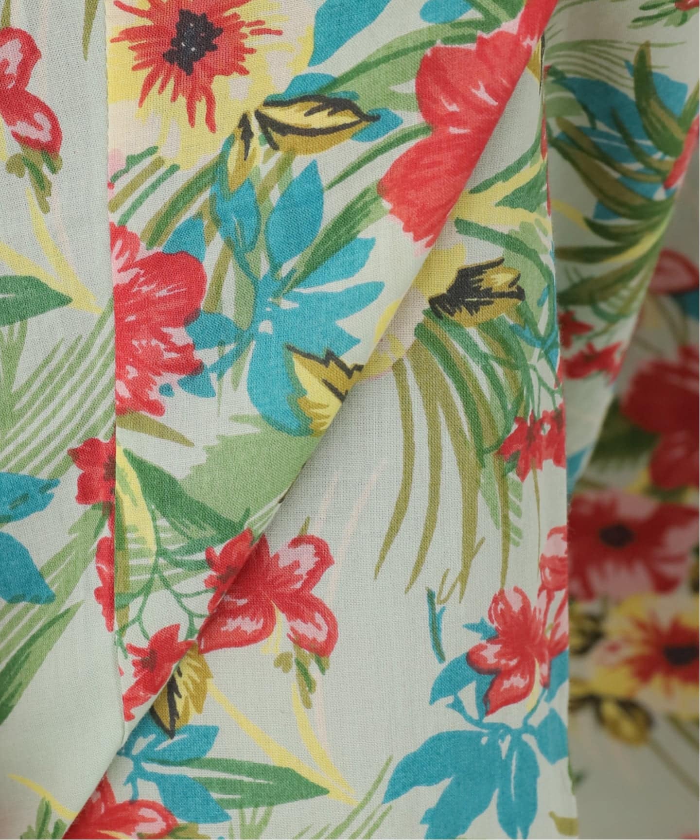 COUTURE D'ADAM/クチュールドアダム】 FLOWER PRINT EASY WIDE PANTS