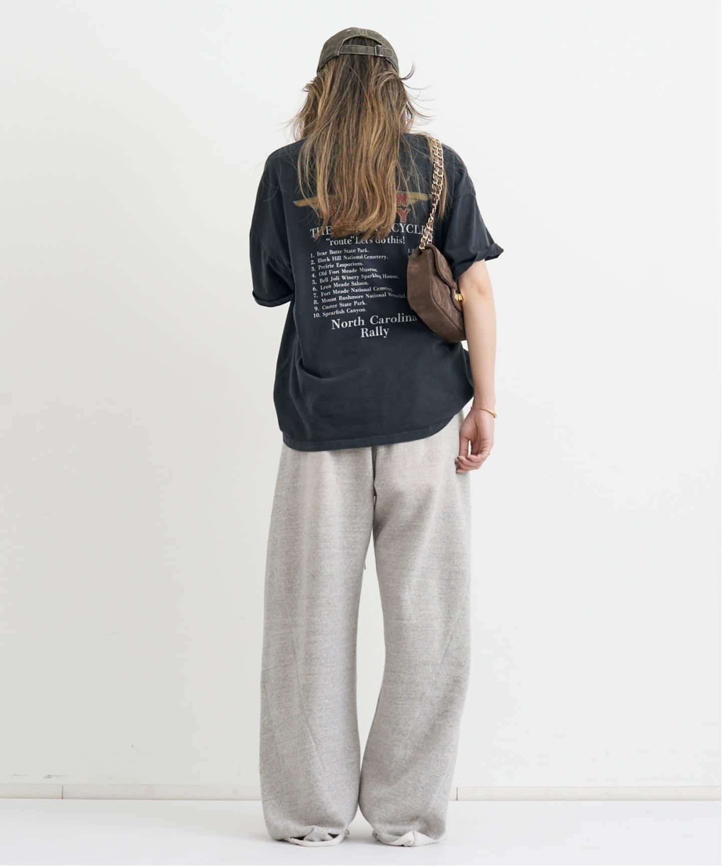 R13/アールサーティーン】 RELAXED DARTED SWEAT PANTS（スウェット
