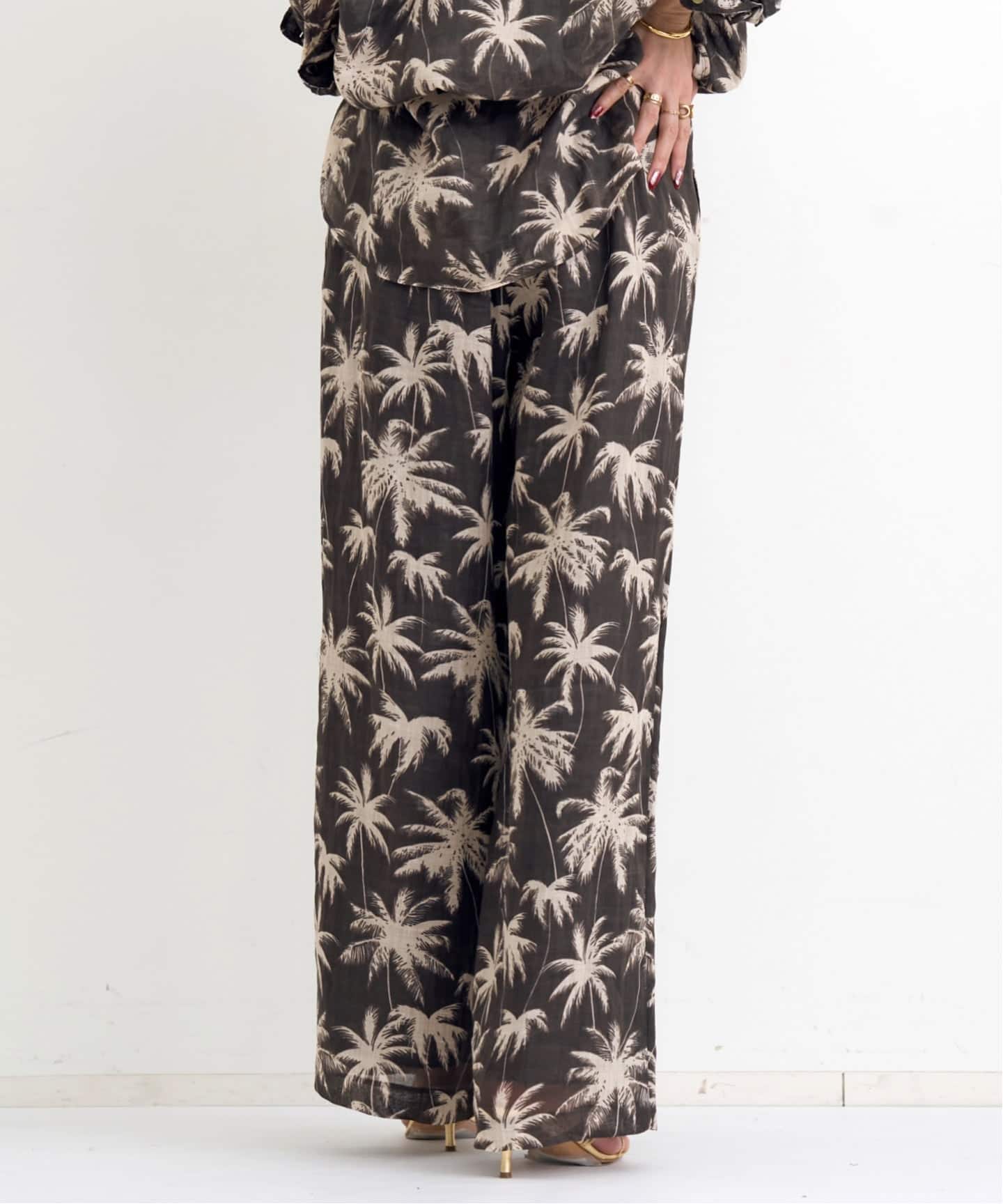 COUTURE D'ADAM/クチュールドアダム】 PALM TREE EASY PANTS（その他