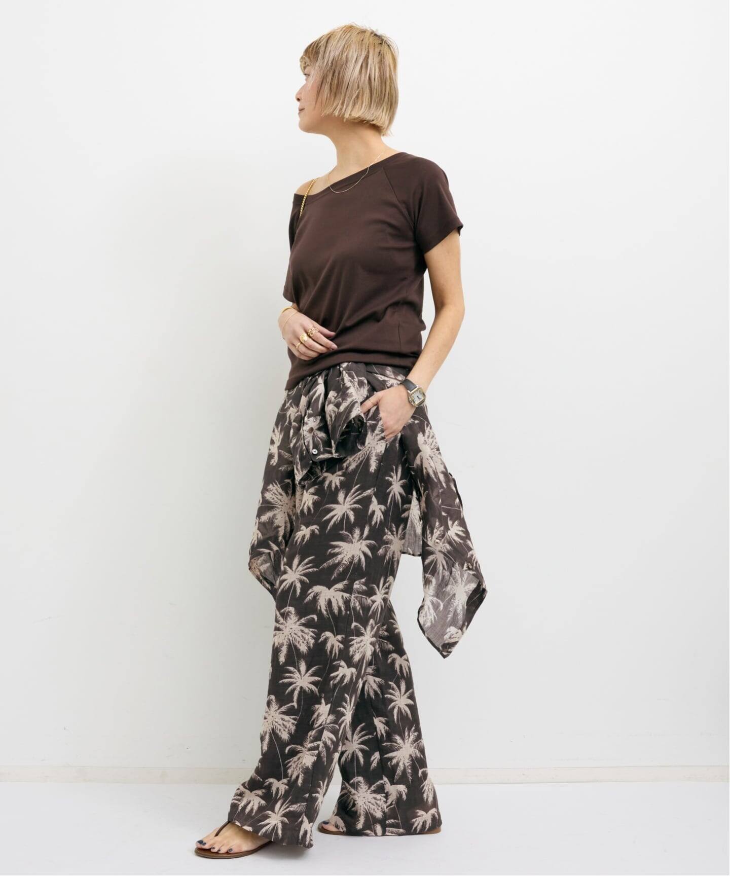 COUTURE D'ADAM/クチュールドアダム】 PALM TREE EASY PANTS（その他