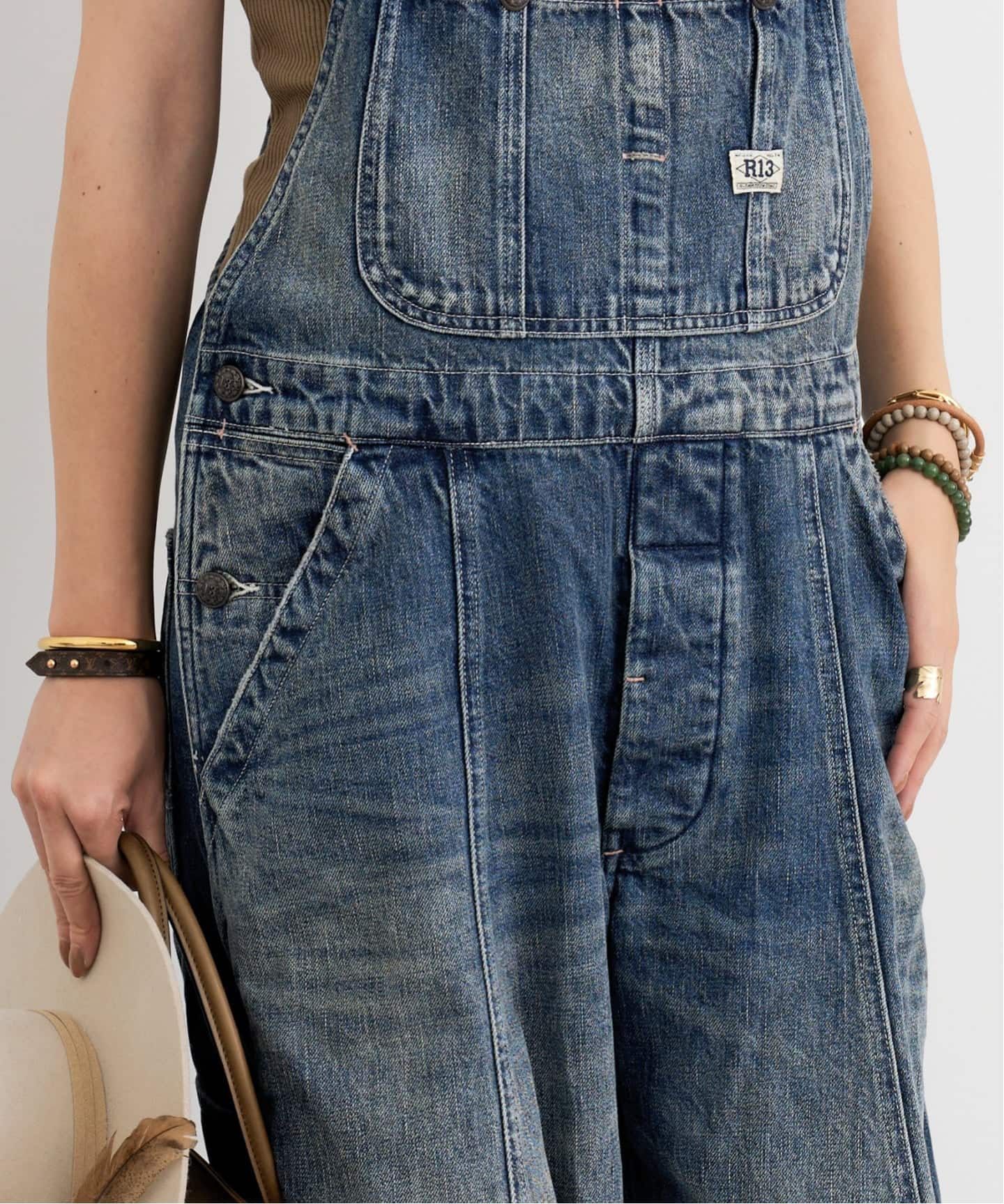 R13/アールサーティーン】 SIOUXSIE OVERALL（サロペット