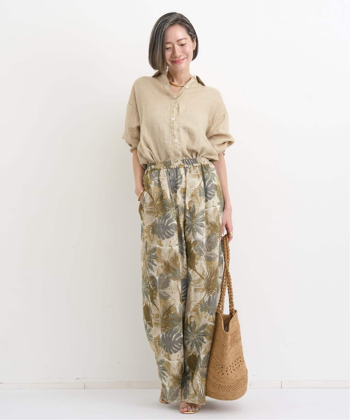 クチュールドアダム　ボタニカルパンツ COUTURE D'ADAM/クチュールドアダム】 BOTANICAL WIDE PANTS（その他