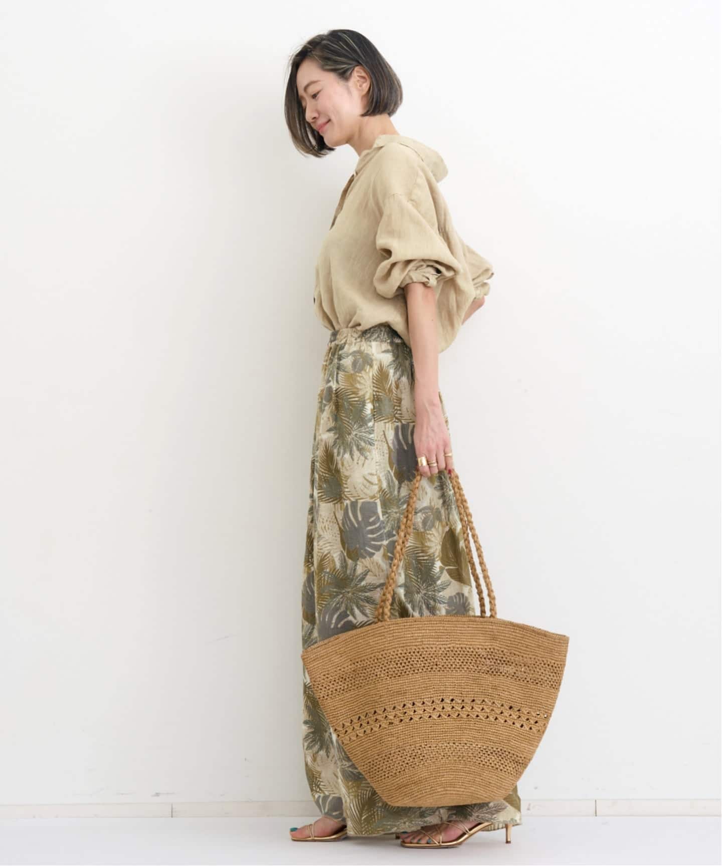 COUTURE D'ADAM/クチュールドアダム】 BOTANICAL WIDE PANTS（その他