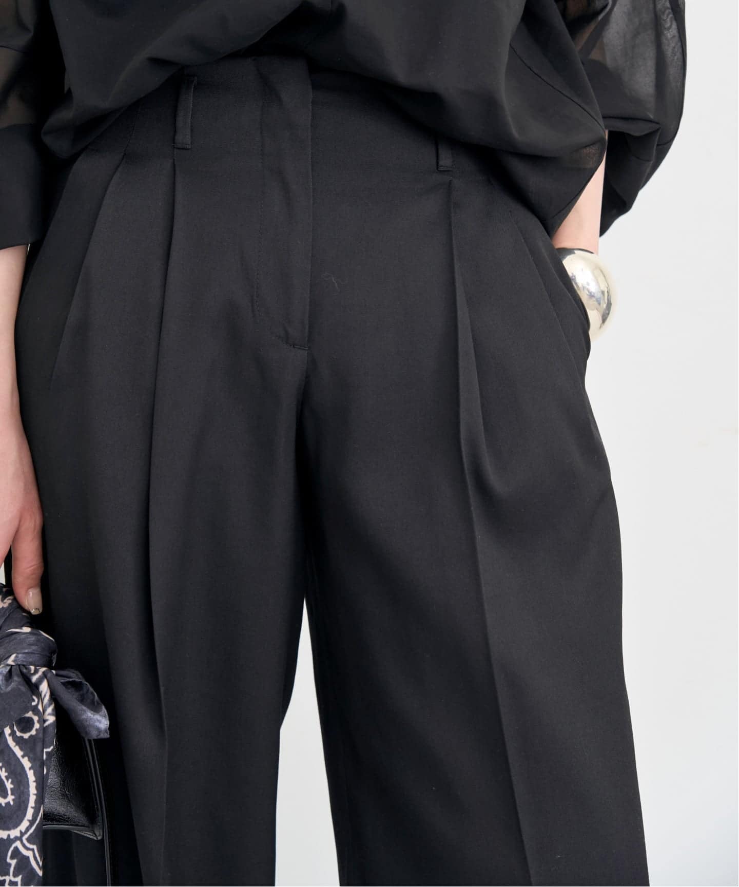 GOLDEN GOOSE/ゴールデン グース】 WIDE LEG LIGHT PANT（スラックス