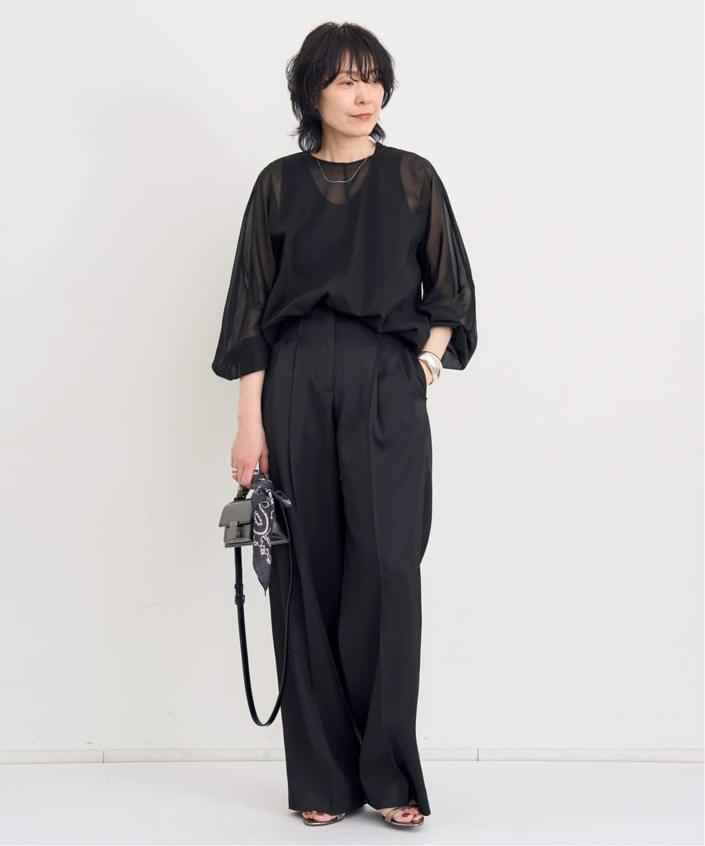 GOLDEN GOOSE/ゴールデン グース】 WIDE LEG LIGHT PANT（スラックス