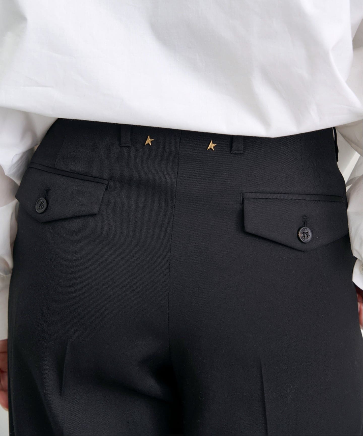 GOLDEN GOOSE/ゴールデン グース】 WIDE LEG LIGHT PANT（スラックス