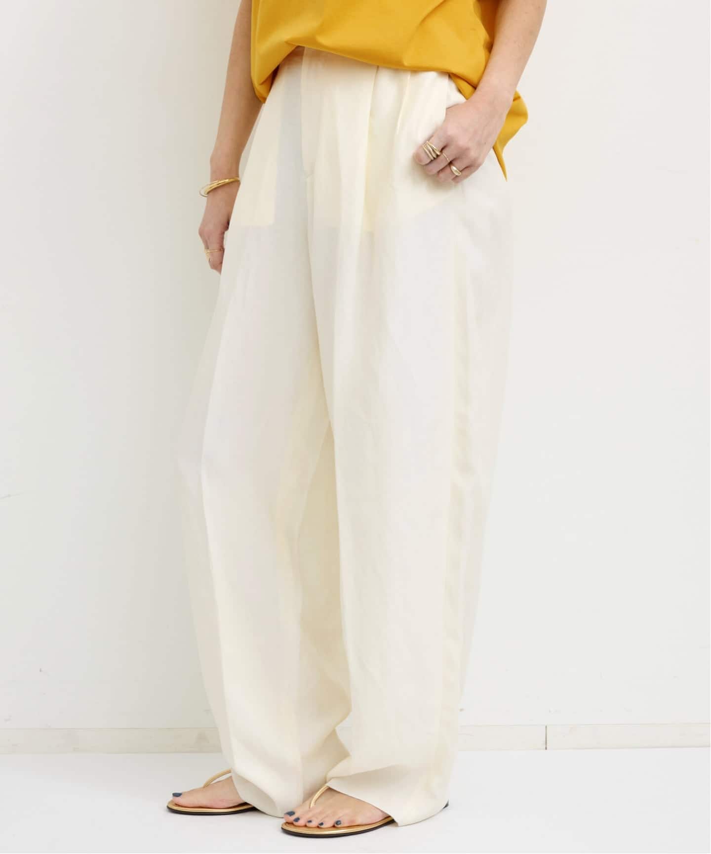 LANEUS/ラネウス】 VISCOSA PANTS（スラックス）｜L'Appartement