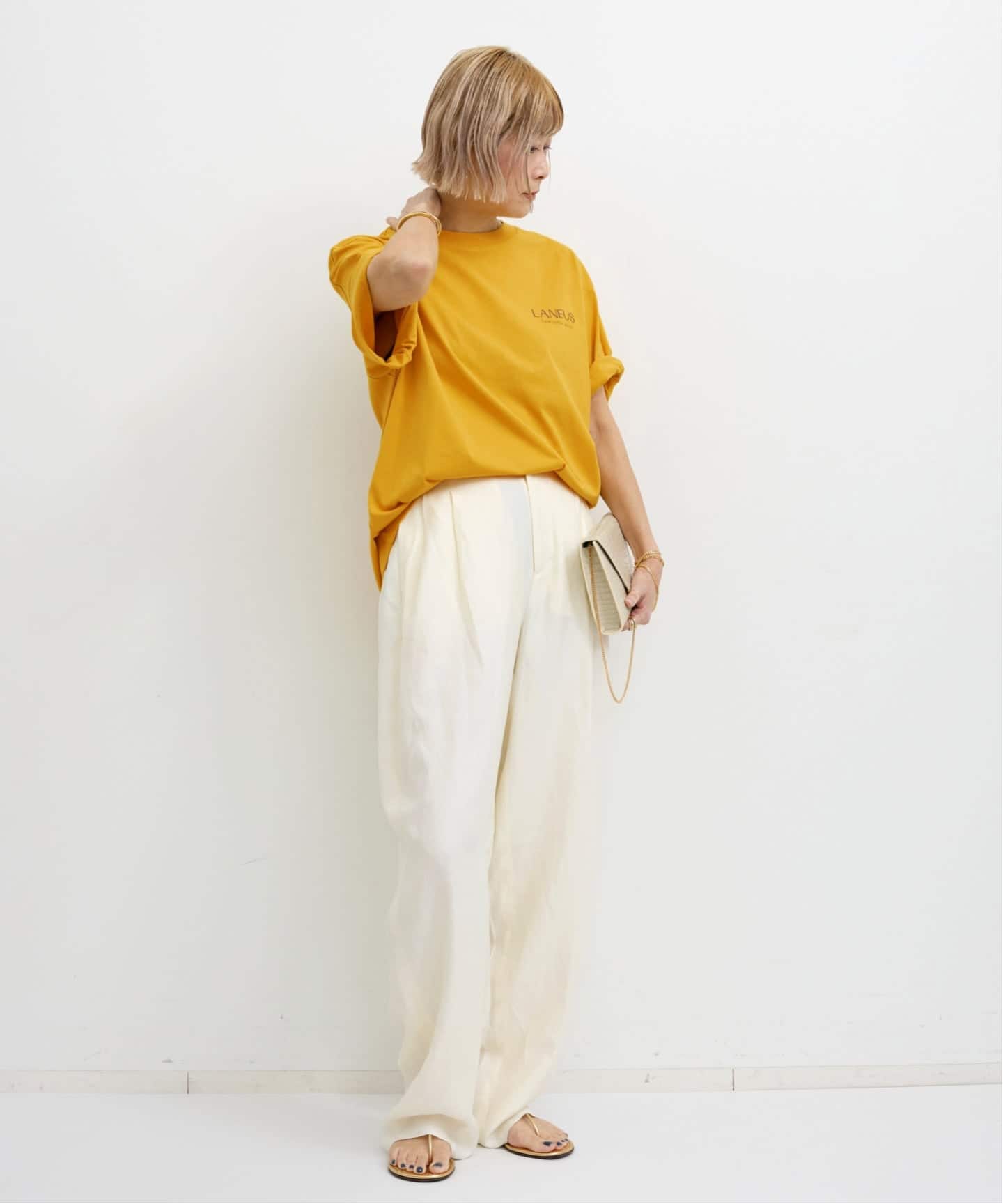 LANEUS/ラネウス】 VISCOSA PANTS（スラックス）｜L'Appartement