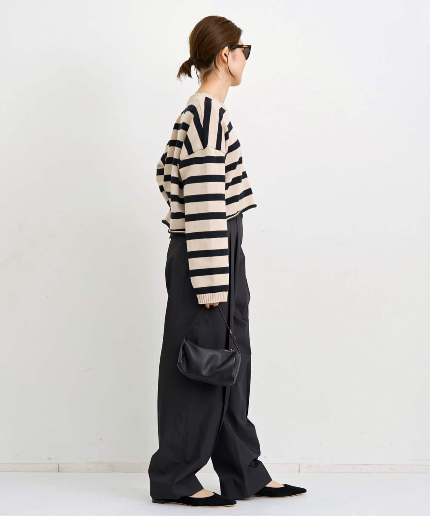 STUDIO NICHOLSON/スタジオ ニコルソン】 FRONT DOUBLE PLEAT PANT