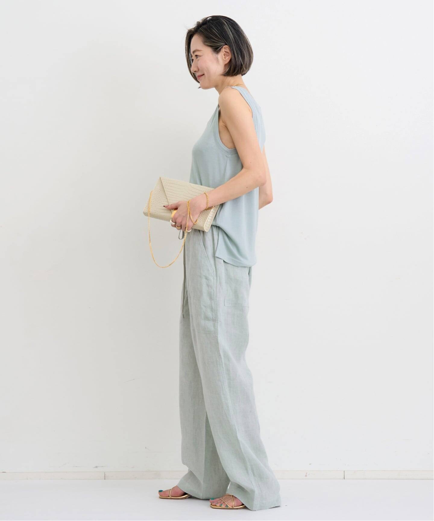 STUDIO NICHOLSON/スタジオ ニコルソン】 LINE WAIST BOTTON PANT